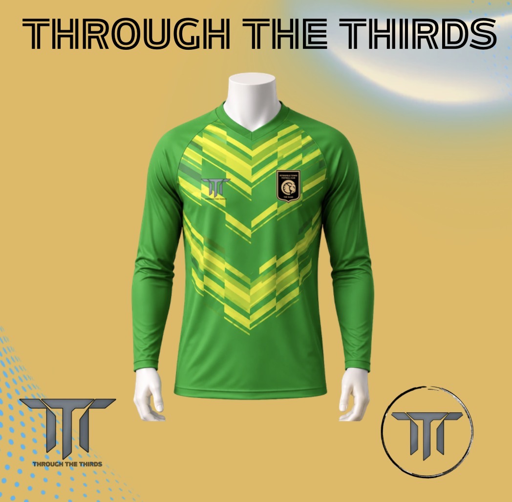 Petersfield Town Football Club Players GK - SHIRT WITH PRINTED NUMBER AND SPONSOR